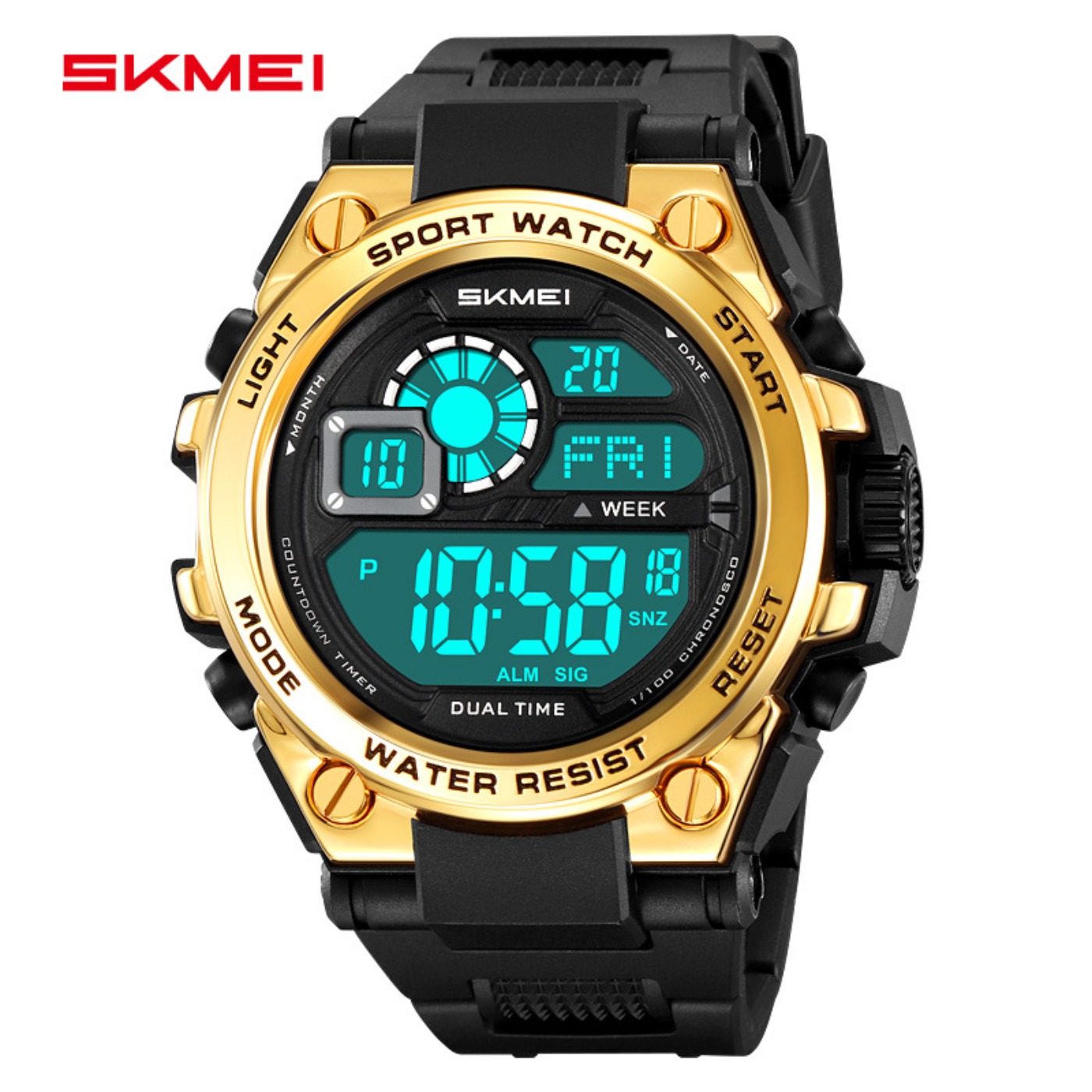 Fashion Mens Watches - 2318 Waterproof LED Digital Shockproof Sport