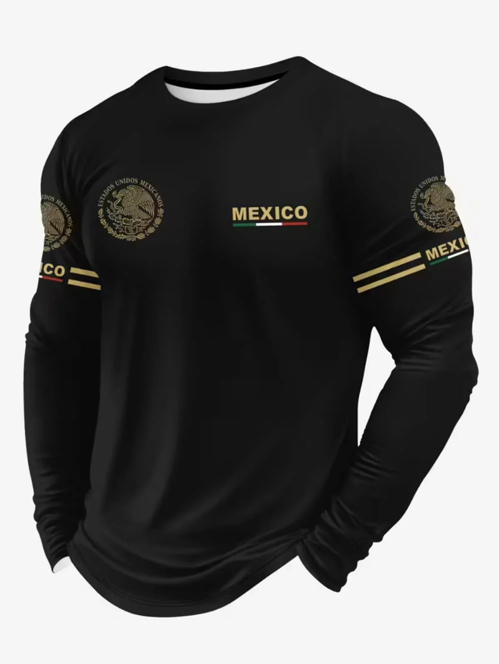 Men'S Fashion Trends 2025 - Men's Mexico Eagle Print T‑Shirt, Fashion