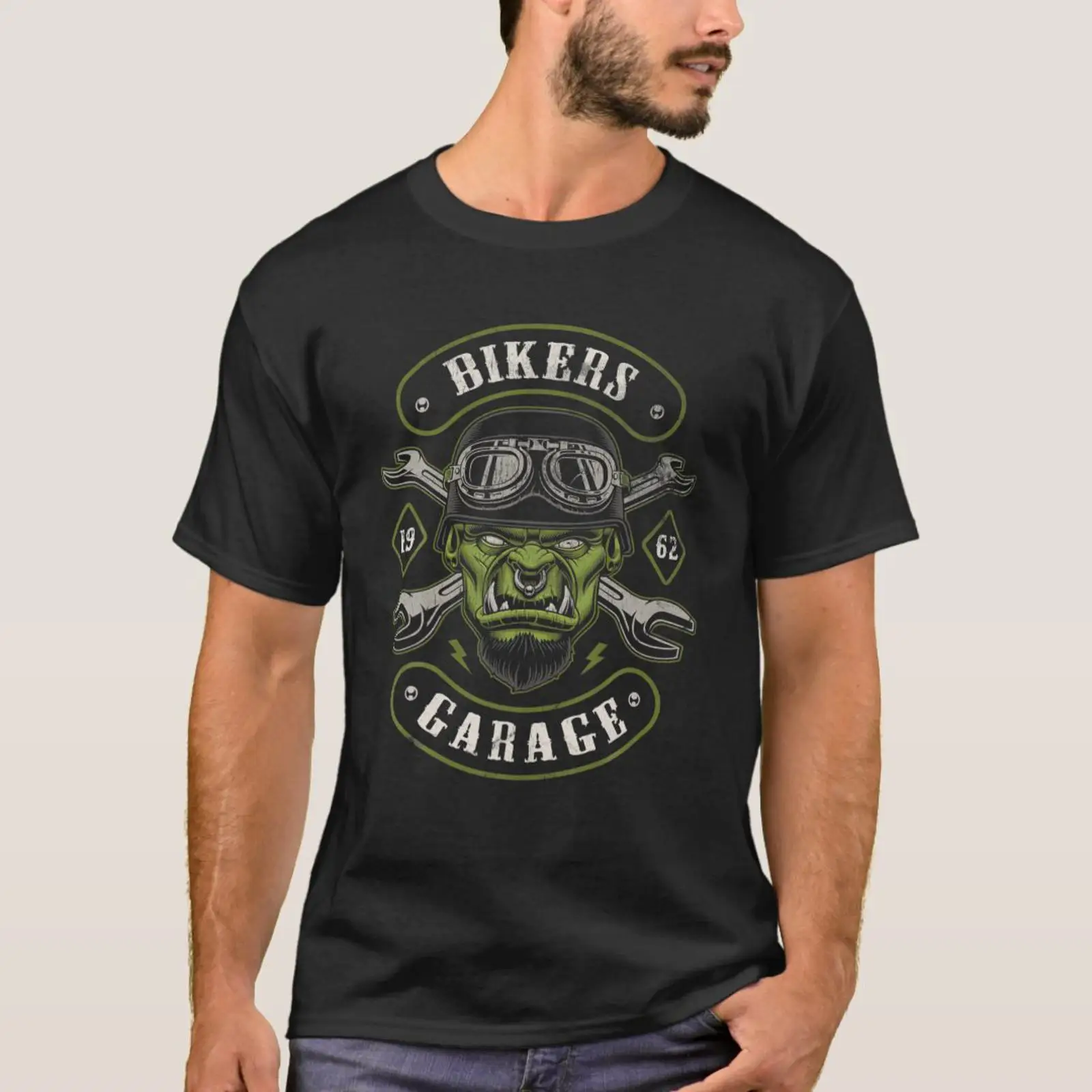 Men'S Fashion Garage - 1962 Birthday Biker Garage 60 Years