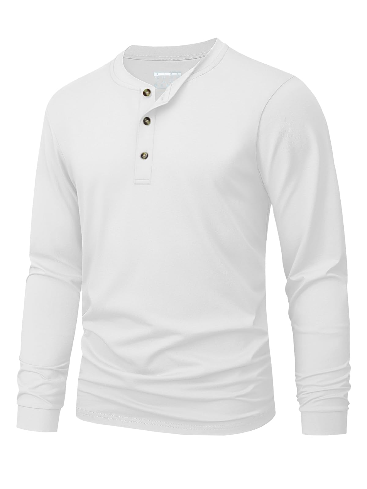 Mens Fashion Ideas - Men's Henley T-Shirt Simple Solid Color