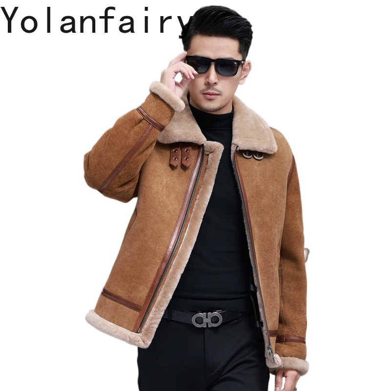 YOLANFAIRY High Quality Real S - Men'S Fashion Zipper Jacket review and price