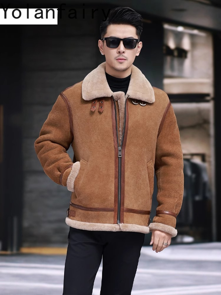 YOLANFAIRY High Quality Real S - Men'S Fashion Zipper Jacket review and price