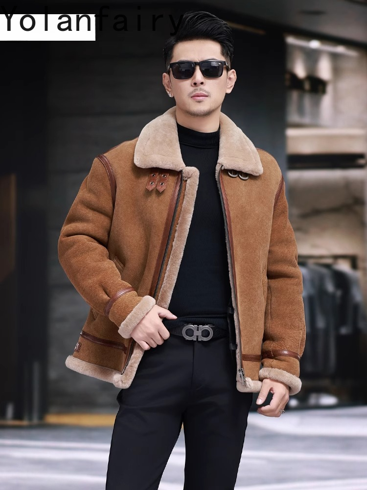 YOLANFAIRY High Quality Real S - Men'S Fashion Zipper Jacket review and price