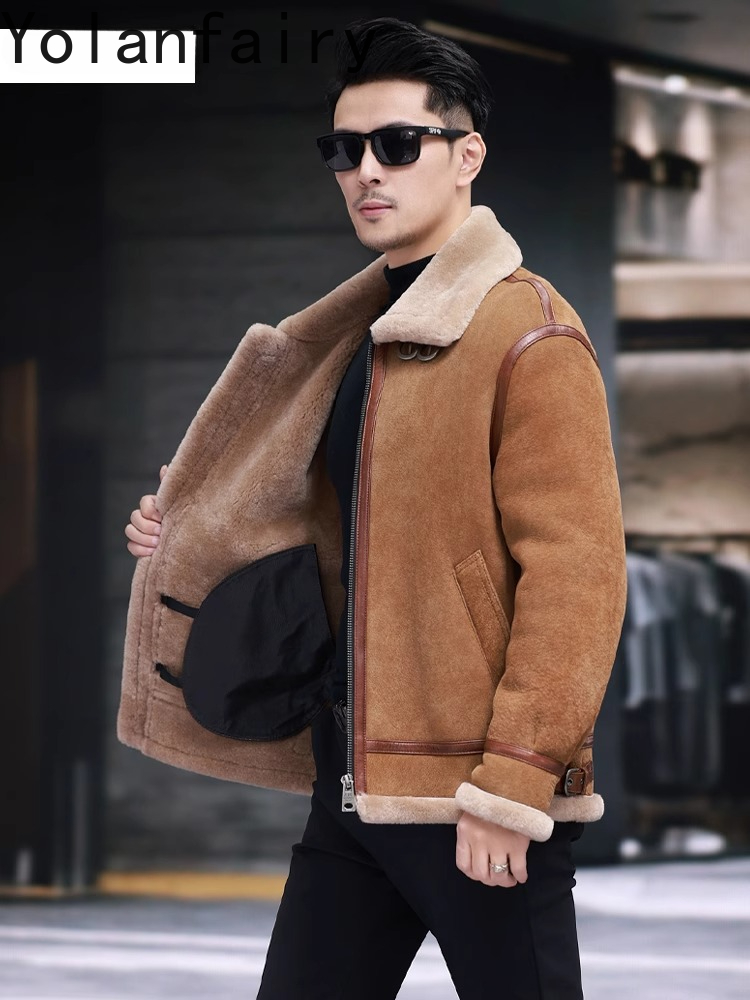 YOLANFAIRY High Quality Real S - Men'S Fashion Zipper Jacket review and price
