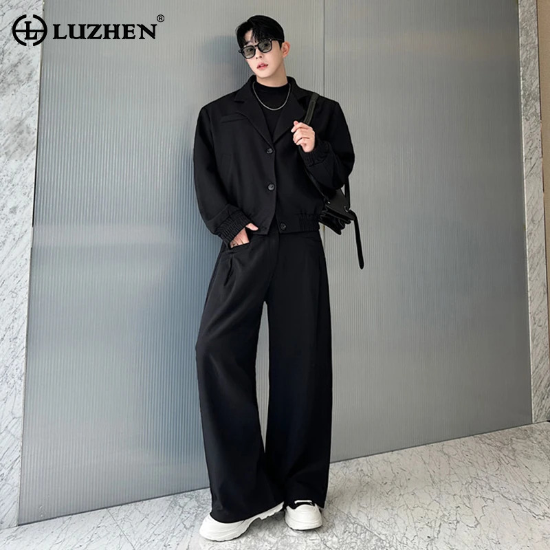 LUZHEN Spring Blazer Neck Casu - Men'S Fashion Zipper Jacket review and price