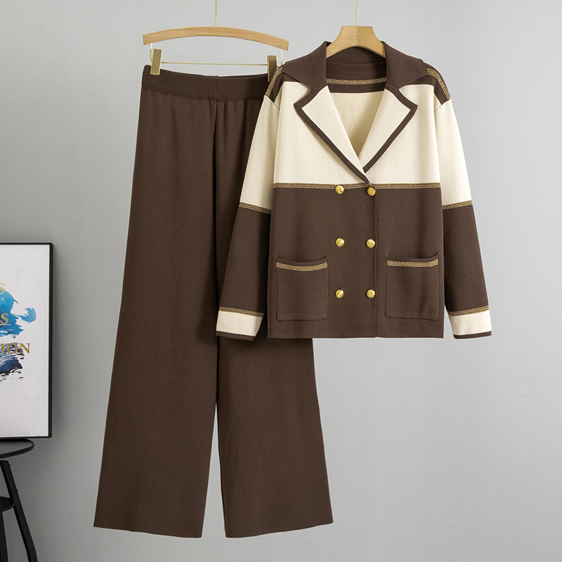 Women's New Color Block Lapel  - Knitted Cardigan Men review and price