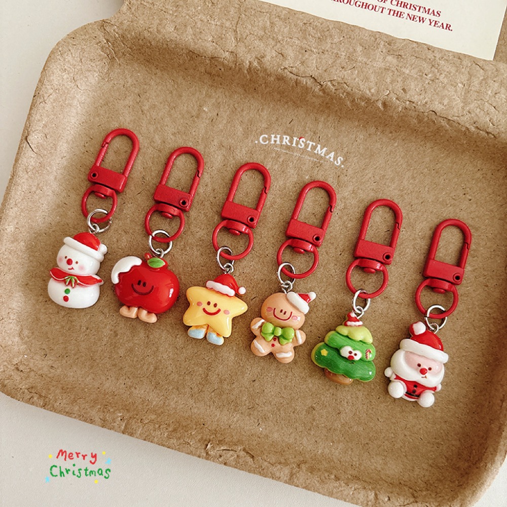 Cute Cartoon Christmas Keychai - Mens Xmas Fashion review and price