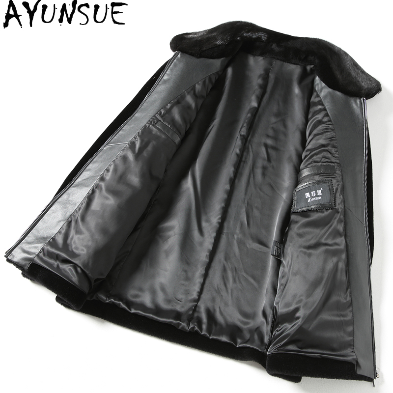 AYUNSUE Casual 100% Wool Coats - Men'S Fashion Zipper Jacket review and price