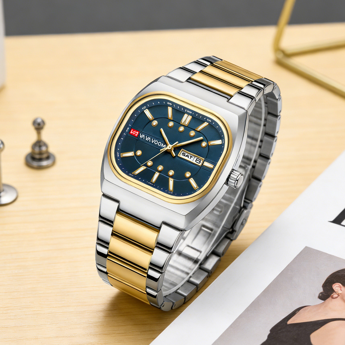 Square New Unique Design Steel - Fashion Mens Watches review and price