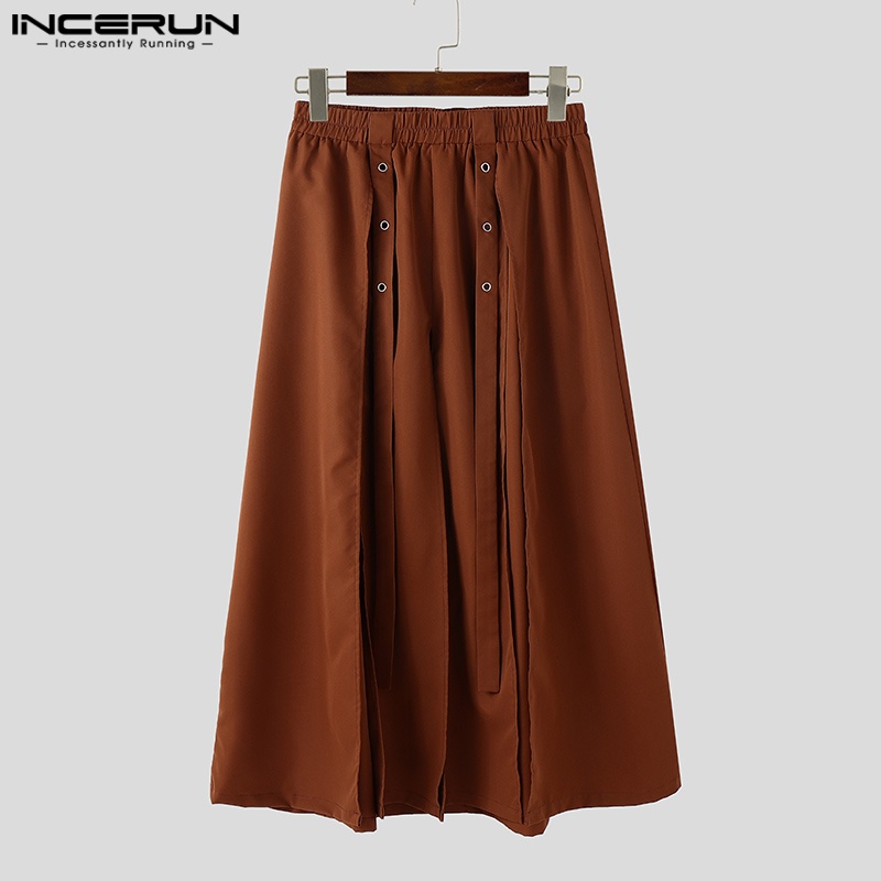 INCERUN Men Skirts Solid Pants - Men'S Fashion Pants 2025 review and price