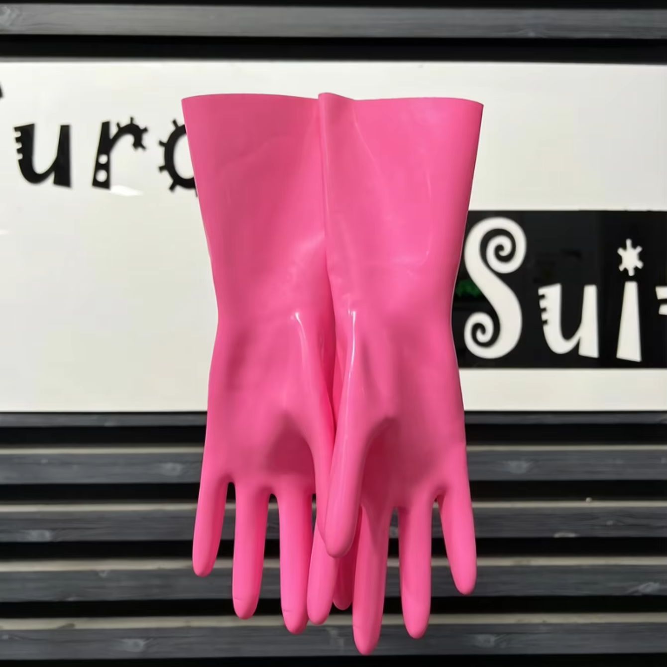 Pink Rubber Fashion Gloves Clu - Men'S Fashion Gloves review and price