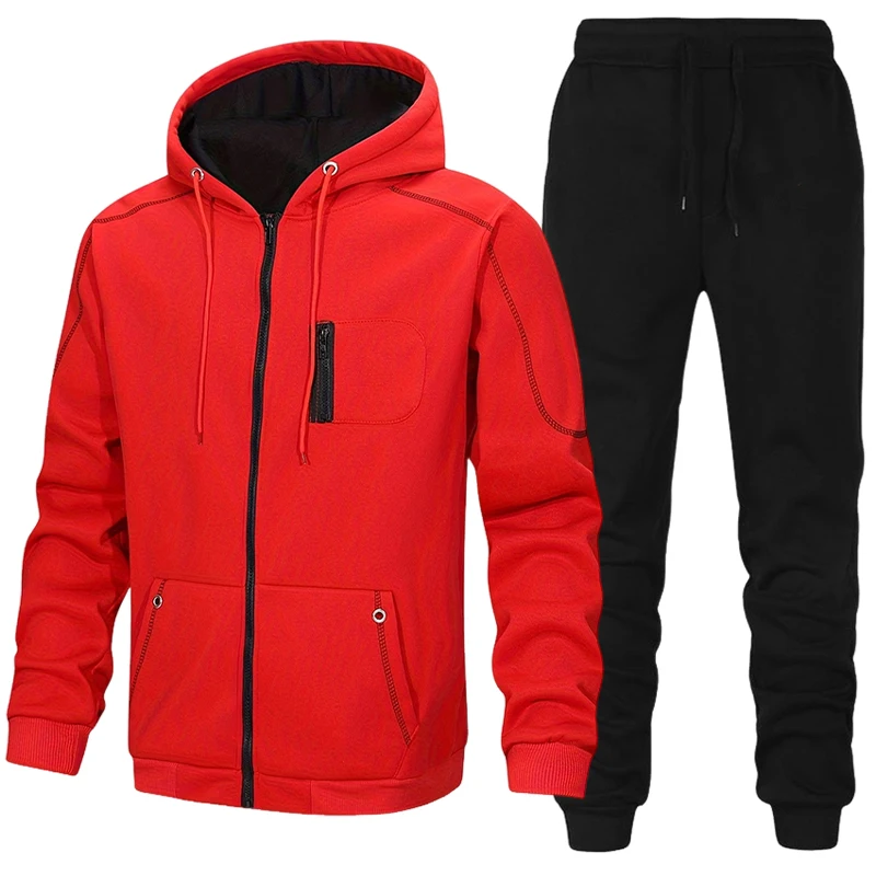 Fashion Men's Tracksuit Casual - Men'S Fashion Zipper Jacket review and price
