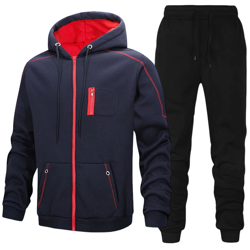 Fashion Men's Tracksuit Casual - Men'S Fashion Zipper Jacket review and price