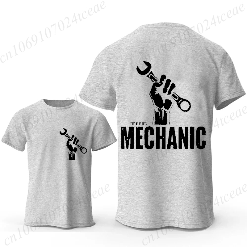 Mechanic Graphic T Shirt Retro - Men'S Fashion Garage review and price