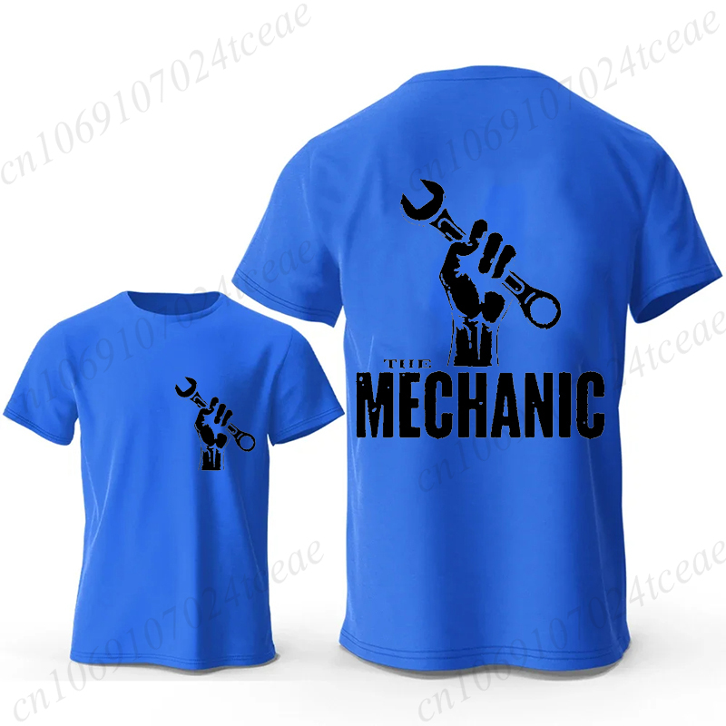 Mechanic Graphic T Shirt Retro - Men'S Fashion Garage review and price