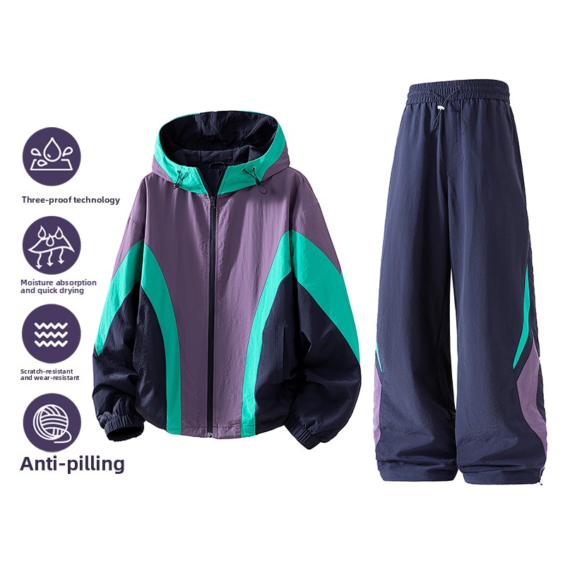 New two-piece men's spring-aut - Men'S Fashion Zipper Jacket review and price