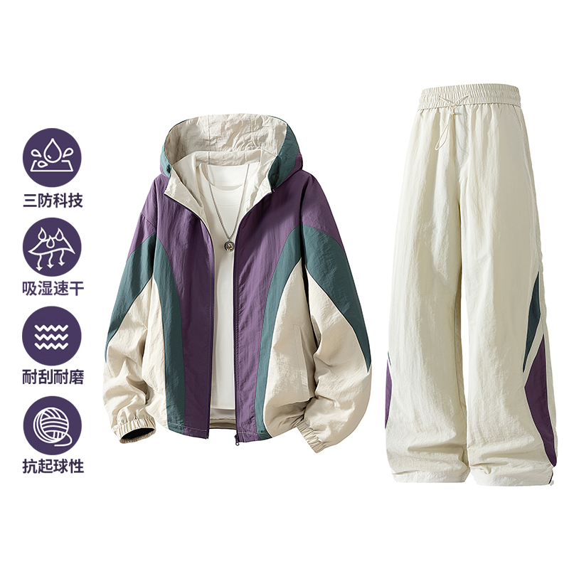 New two-piece men's spring-aut - Men'S Fashion Zipper Jacket review and price