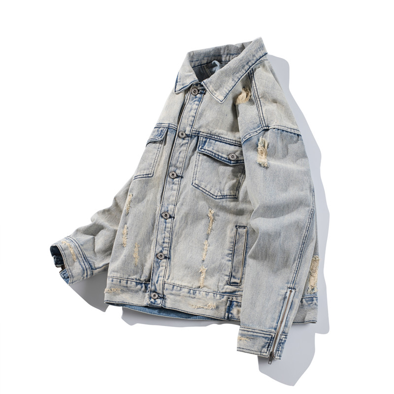 New Bomber Ripped Denim Jacket - Bomber Jacket Men review and price