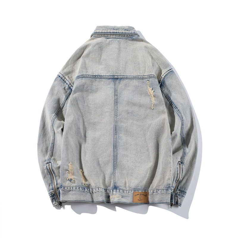 New Bomber Ripped Denim Jacket - Bomber Jacket Men review and price