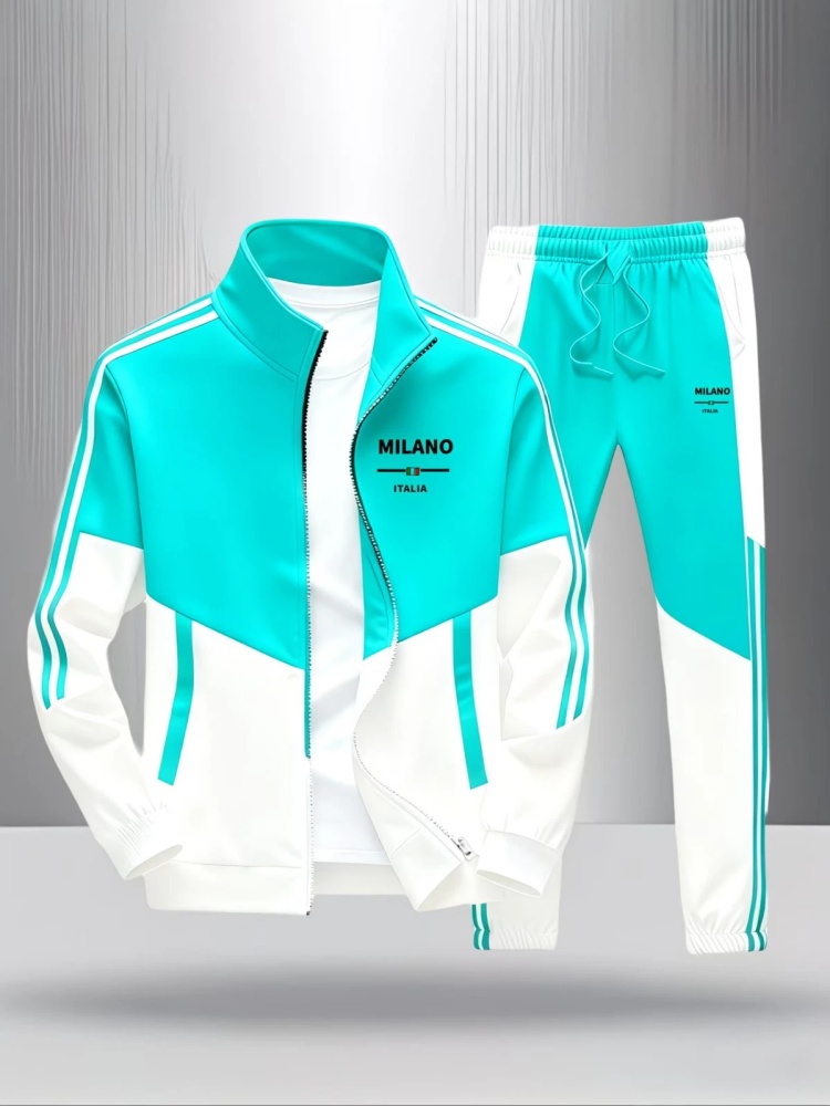 Men 2 Piece Tracksuit Fashion  - Men'S Fashion Zipper Jacket review and price