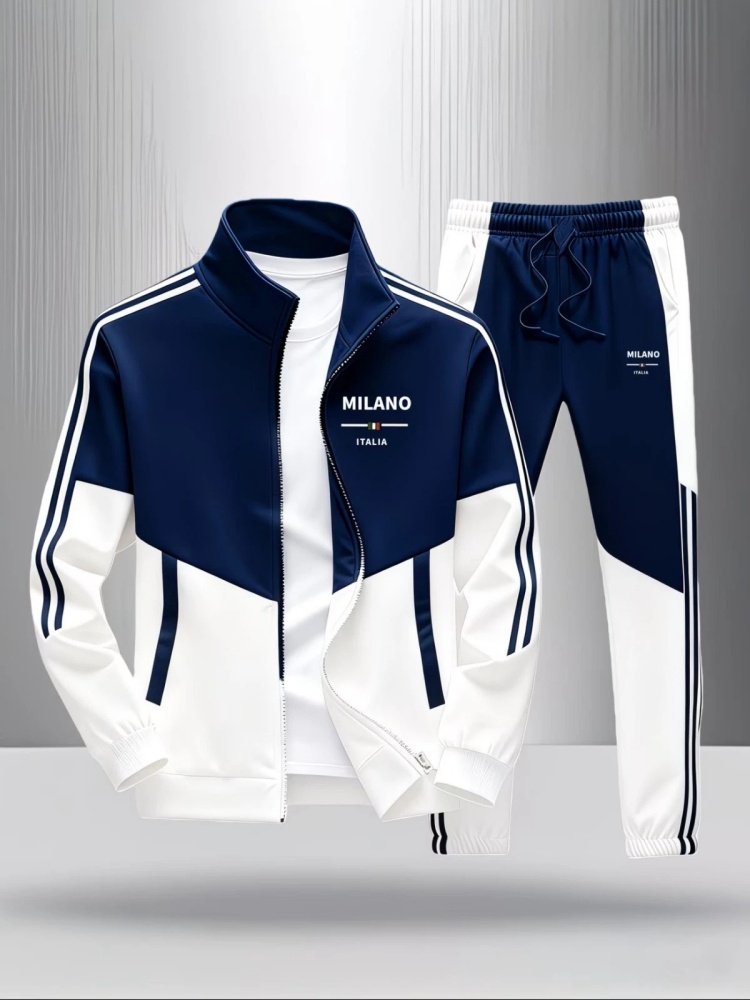 Men 2 Piece Tracksuit Fashion  - Men'S Fashion Zipper Jacket review and price