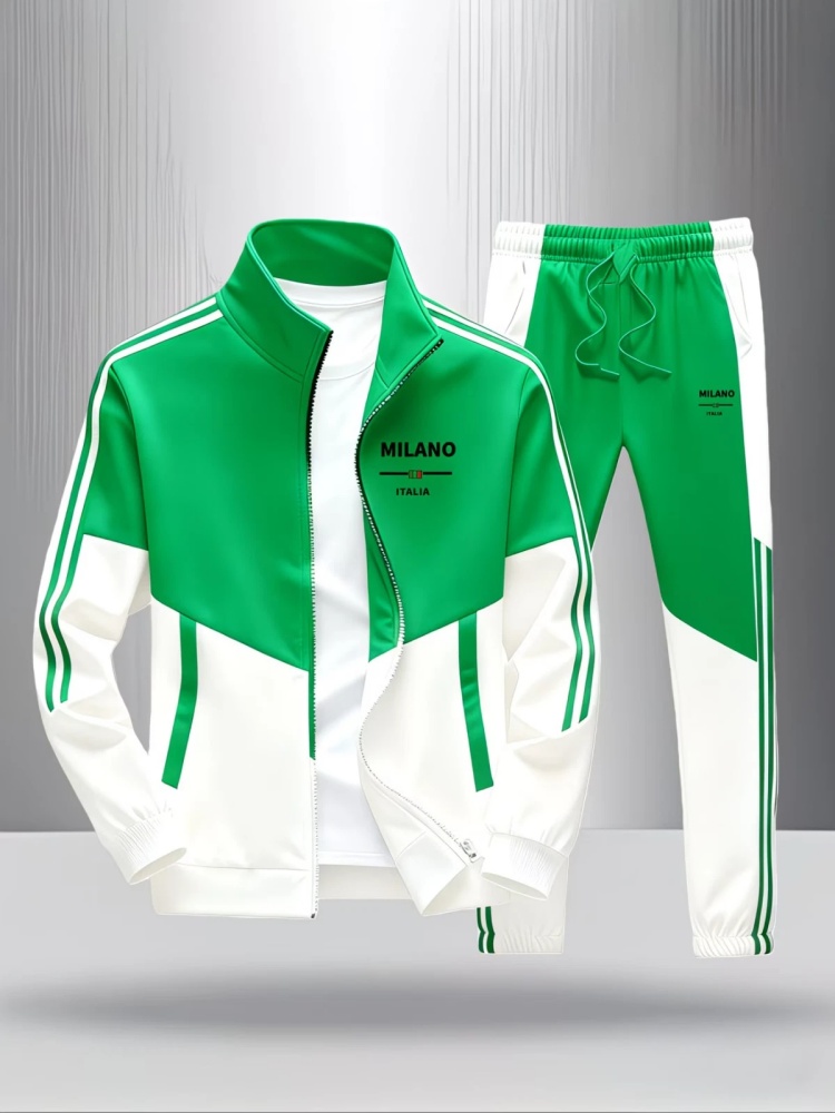 Men 2 Piece Tracksuit Fashion  - Men'S Fashion Zipper Jacket review and price