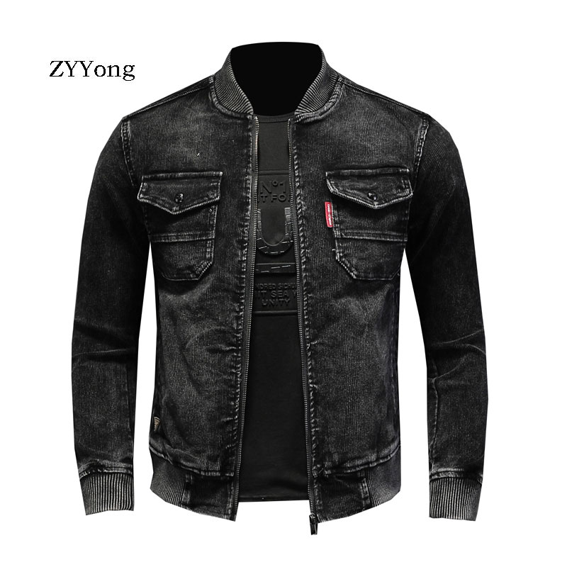 Stand Collar Bomber Pilot Blac - Bomber Jacket Men review and price
