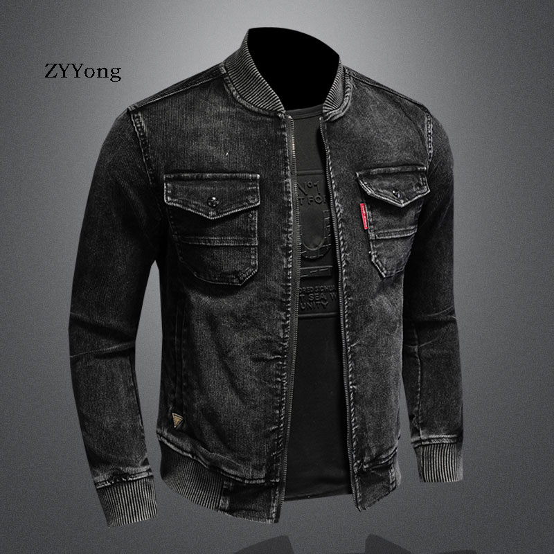 Stand Collar Bomber Pilot Blac - Bomber Jacket Men review and price