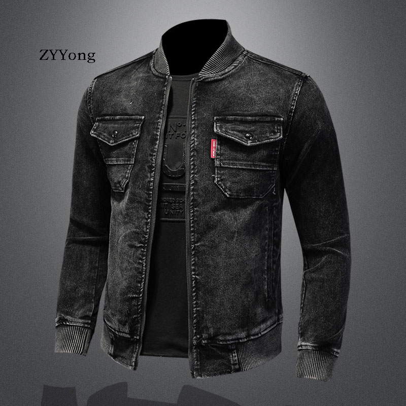 Stand Collar Bomber Pilot Blac - Bomber Jacket Men review and price