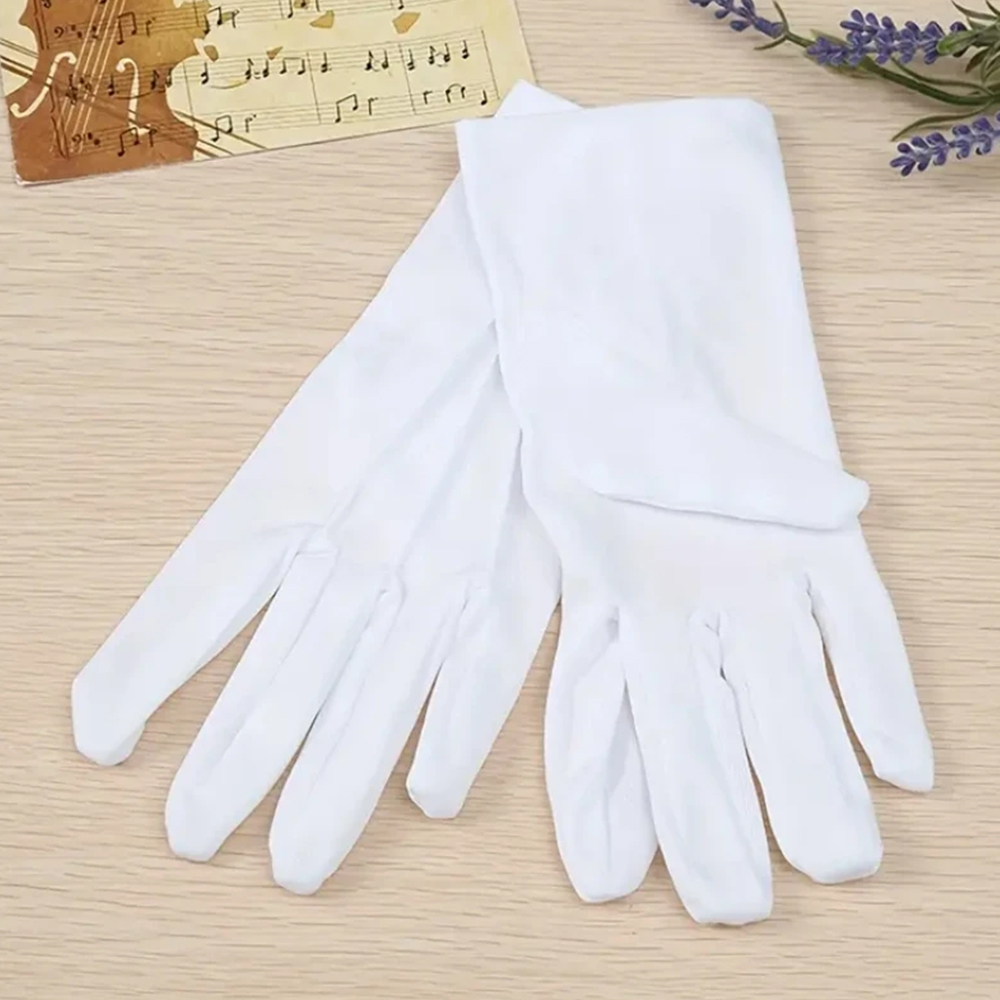1/2Pairs White Cotton Gloves M - Men'S Fashion Gloves review and price