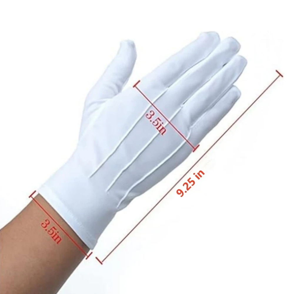 1/2Pairs White Cotton Gloves M - Men'S Fashion Gloves review and price