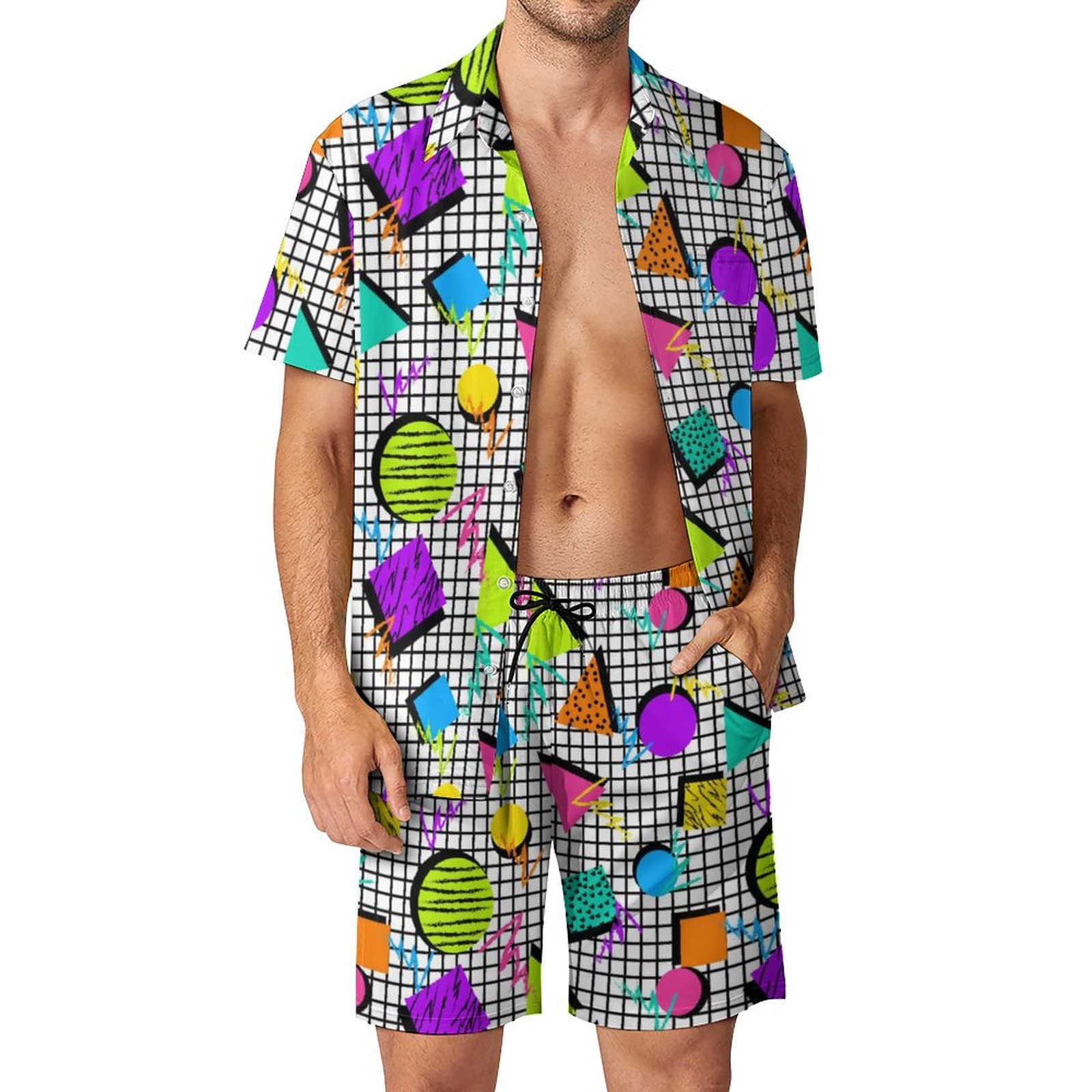 Summer Irregular Geometric 3D  - Mens Fashion Ideas review and price