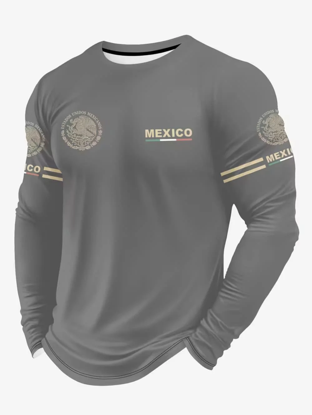 Men's Mexico Eagle Print T‑Shi - Men'S Fashion Trends 2025 review and price