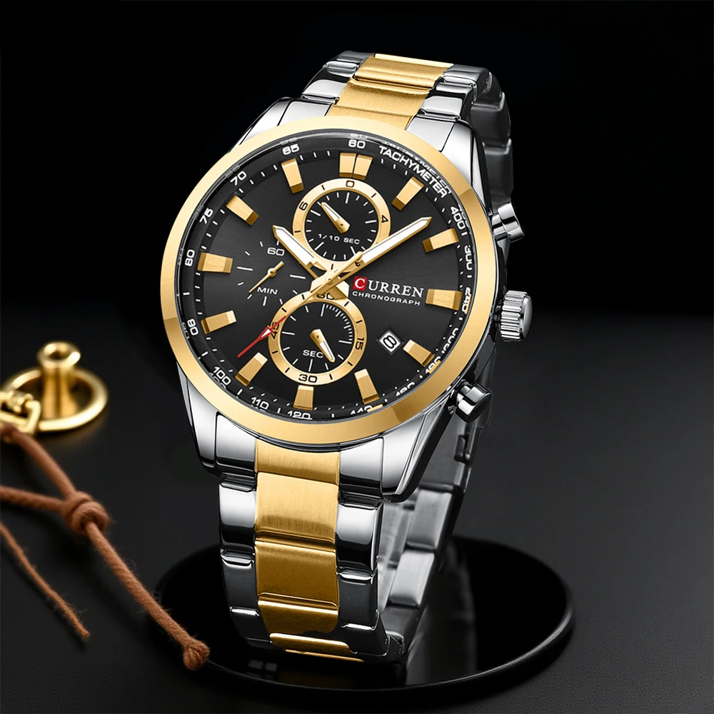 CURREN Casual Quartz Chrono Sp - Fashion Mens Watches review and price