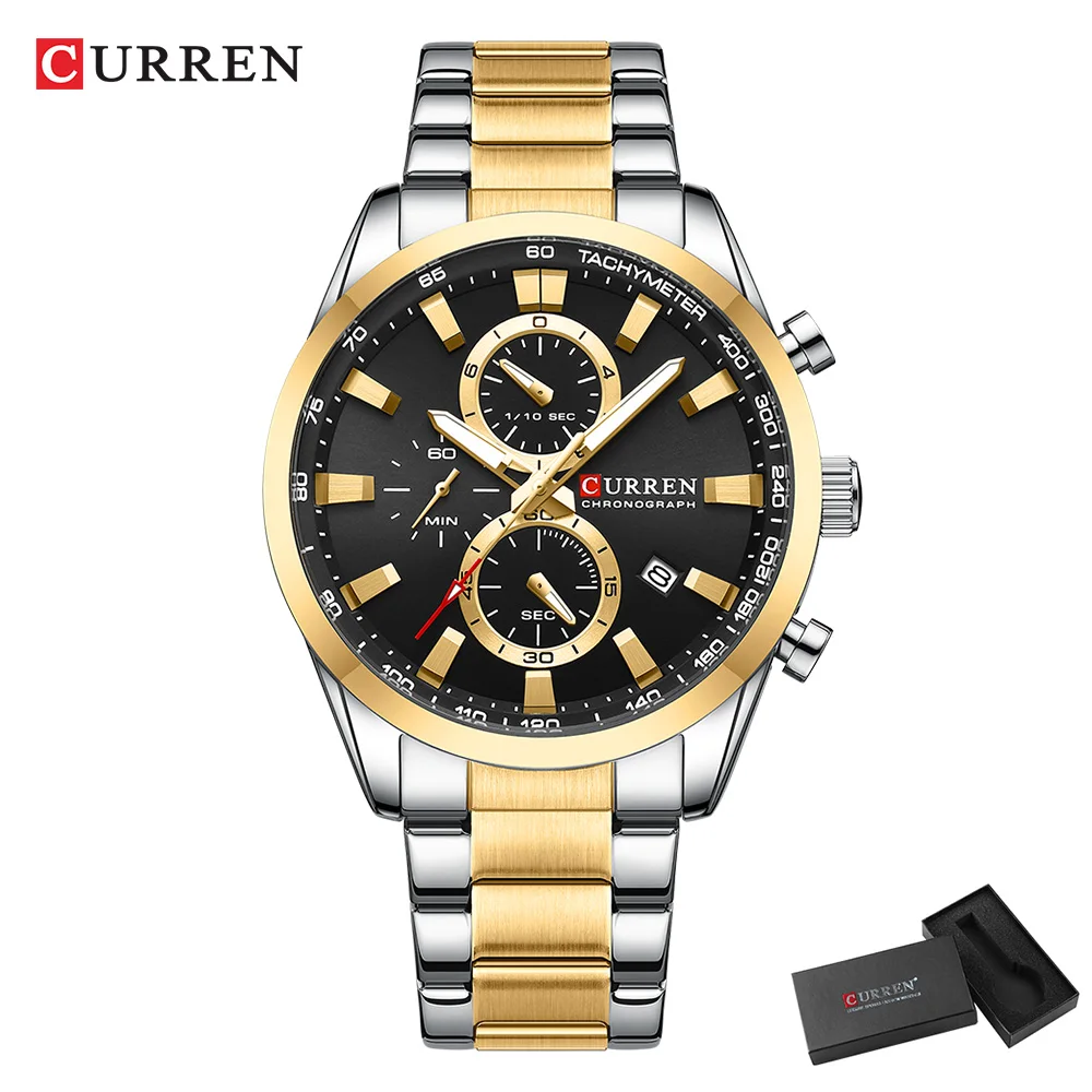 CURREN Casual Quartz Chrono Sp - Fashion Mens Watches review and price