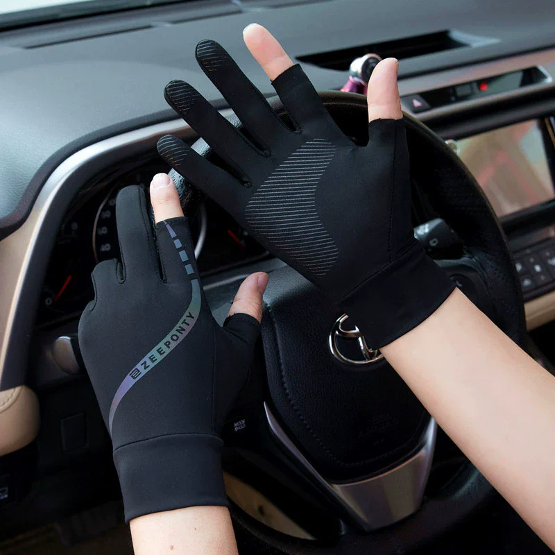 Men's Summer Ice Silk Cycling  - Men'S Fashion Gloves review and price