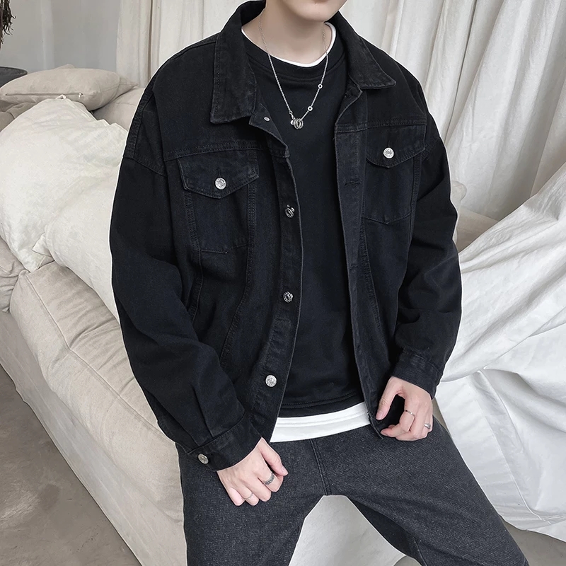 Black Denim Short Jacket Men J - Bomber Jacket Men review and price