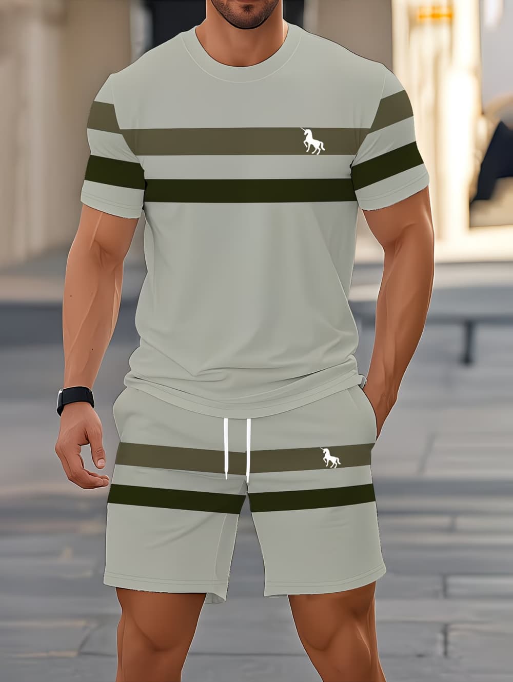 Men's Summer Sets Funny 3D Str - Mens Fashion Ideas review and price