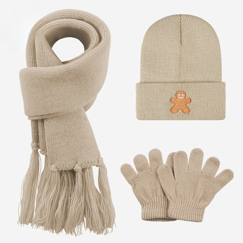 Soft Knitted 3Pcs Toddler Hat  - Men'S Fashion Gloves review and price