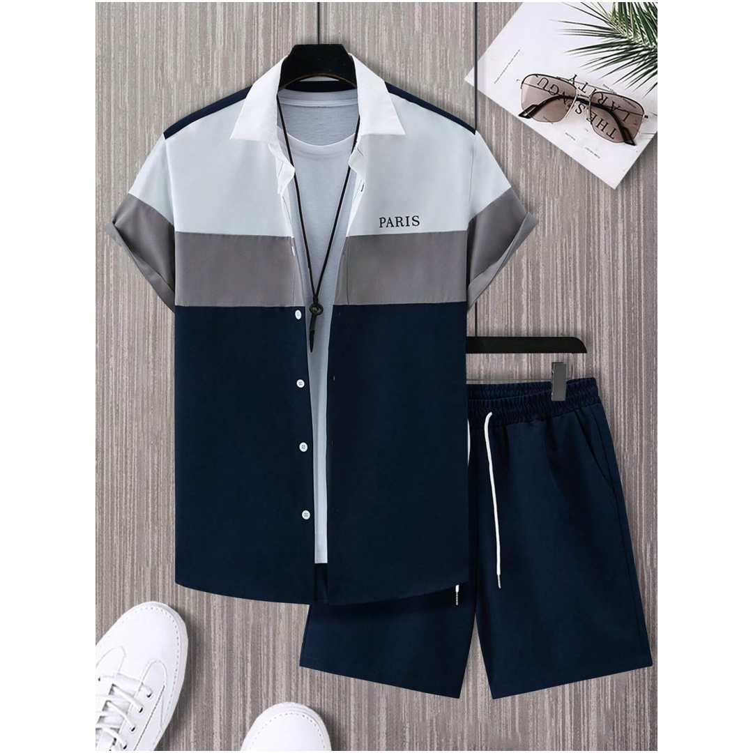 Men's Fashion Suit Blue And Wh - Mens Fashion Ideas review and price