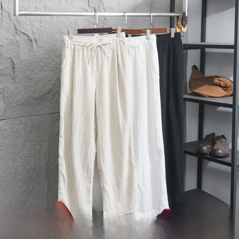 Natural Texture Linen Cotton B - Men'S Fashion Garage review and price
