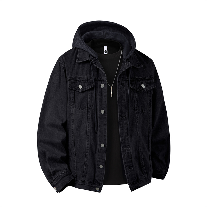 Men Hooded Denim Jacket Men St - Bomber Jacket Men review and price